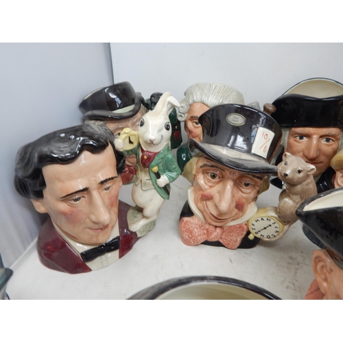 499 - 15 x Large Royal Doulton Character Jugs