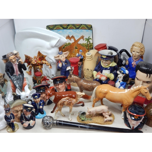 516 - A Large Quantity of Ceramics Including Royal Doulton, Beswick, Kevin Francis etc (lot)