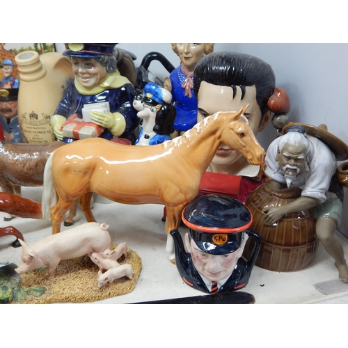 516 - A Large Quantity of Ceramics Including Royal Doulton, Beswick, Kevin Francis etc (lot)