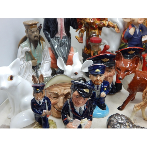 516 - A Large Quantity of Ceramics Including Royal Doulton, Beswick, Kevin Francis etc (lot)