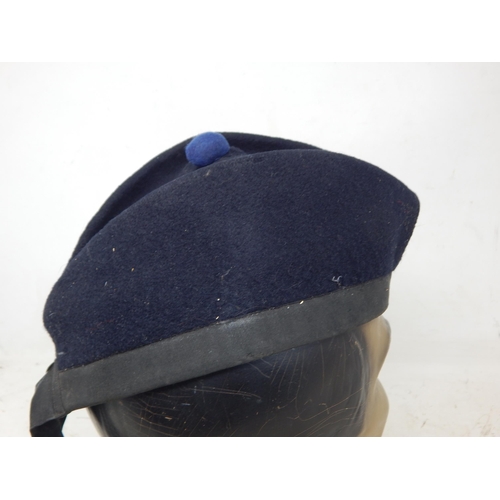 241 - London Scottish Glengarry Cap with Silver Badge. Note: Customers must satisfy themselves prior to bi... 