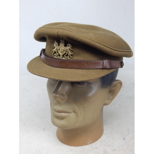 245 - WWI Officers Peaked Visor Cap. Note: Customers must satisfy themselves prior to bidding in regard to... 