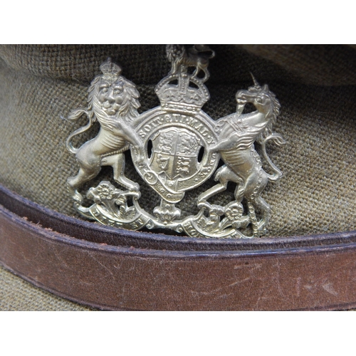 245 - WWI Officers Peaked Visor Cap. Note: Customers must satisfy themselves prior to bidding in regard to... 