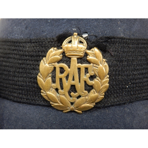 254 - WWII Women's RAF Cap. Note: Customers must satisfy themselves prior to bidding in regard to conditio... 