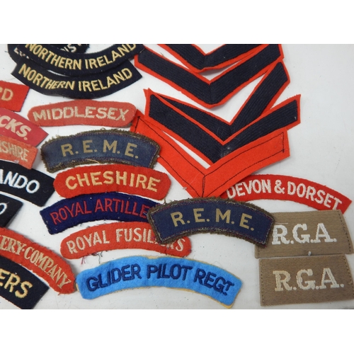 192 - A Quantity of Military Cloth Badges Including Special Constabulary, Military Stripes etc (lot)