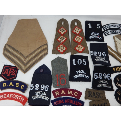 192 - A Quantity of Military Cloth Badges Including Special Constabulary, Military Stripes etc (lot)