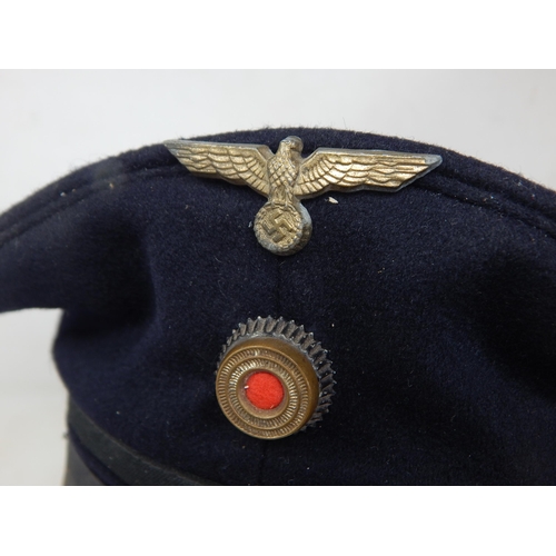 256 - WWII Kriegsmarine Cap. Note: Customers must satisfy themselves prior to bidding in regard to conditi... 