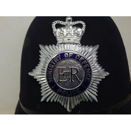 260 - QEII Ministry of Defence Police Helmet. Note: Customers must satisfy themselves prior to bidding in ... 