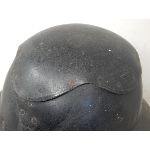 261 - WWII Miners Helmet. Note: Customers must satisfy themselves prior to bidding in regard to condition ... 