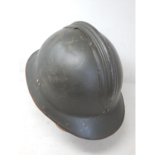 263 - WWII French M26 Adrian Helmet. Note: Customers must satisfy themselves prior to bidding in regard to... 