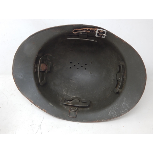 263 - WWII French M26 Adrian Helmet. Note: Customers must satisfy themselves prior to bidding in regard to... 