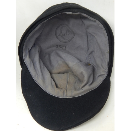 265 - WWII 1943 Dated German M43 Panzer Field Cap. Note: Customers must satisfy themselves prior to biddin... 