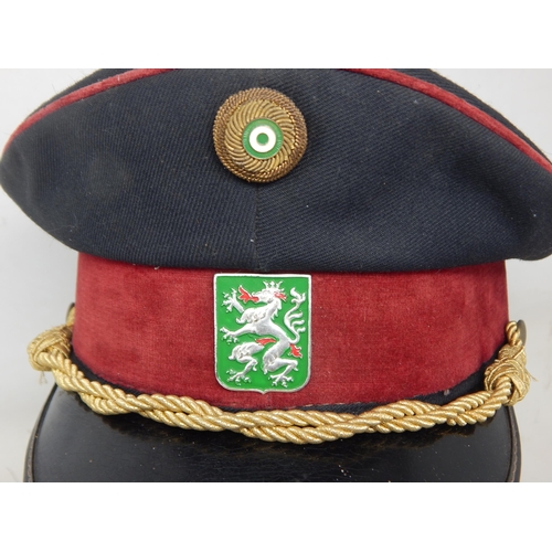 266 - Austrian Fireman's Cap. Note: Customers must satisfy themselves prior to bidding in regard to condit... 