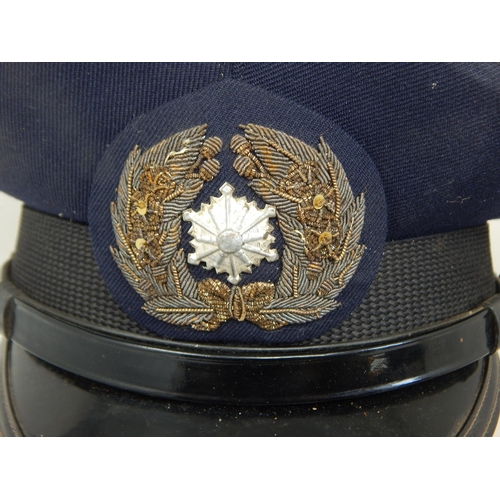 267 - Japanese Fire Department Peaked Cap. Note: Customers must satisfy themselves prior to bidding in reg... 