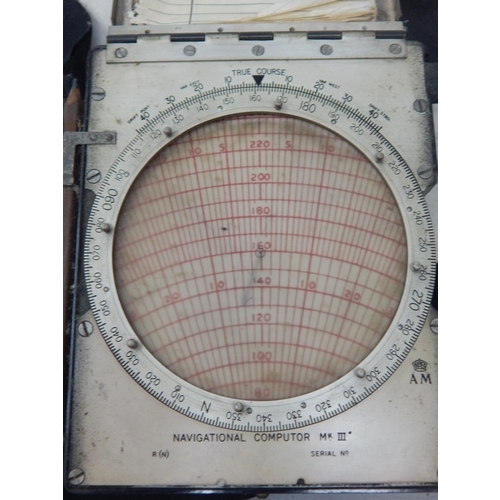 404 - World War II Navigational Computor, Mark III D*, Ref No. 6B/180 was for use in aeroplanes and provid... 