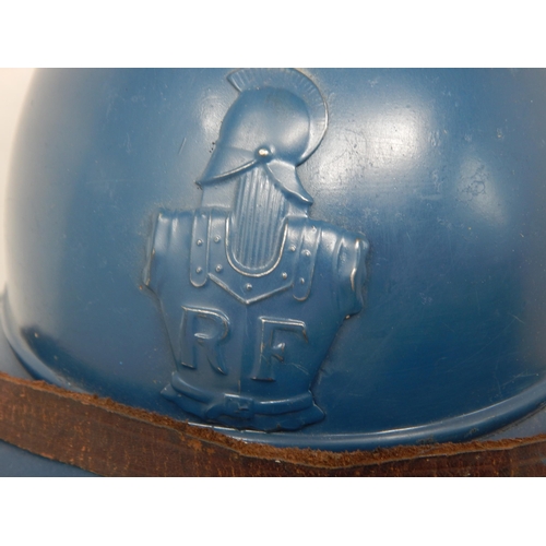 278 - WWI French MI5 Adrian Helmet. Please Note: Customers must satisfy themselves prior to bidding in reg... 