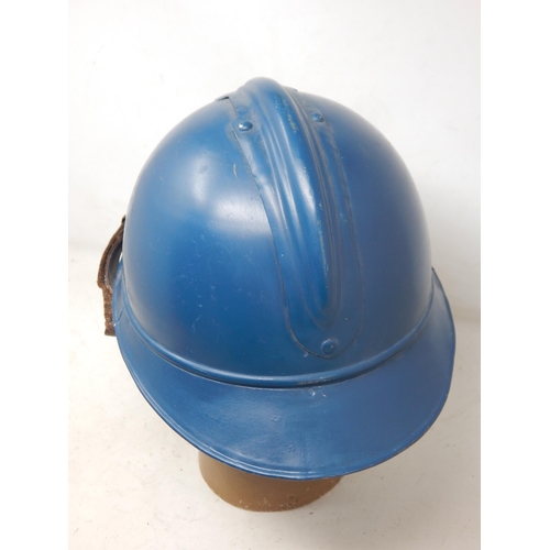 278 - WWI French MI5 Adrian Helmet. Please Note: Customers must satisfy themselves prior to bidding in reg... 