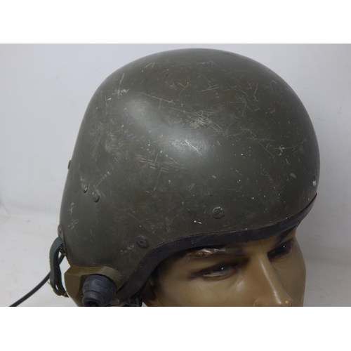 286 - British Aircrew Helmet with Electrical Equipment & Headphones, Dated 16/7/82. Please Note: Customers... 