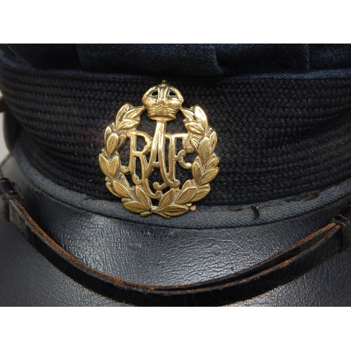 294 - WWII Ladies RAF Peaked Cap. Please Note: Customers must satisfy themselves prior to bidding in regar... 