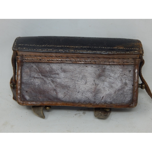 483 - WWI Snipers Leather Bullet Case.