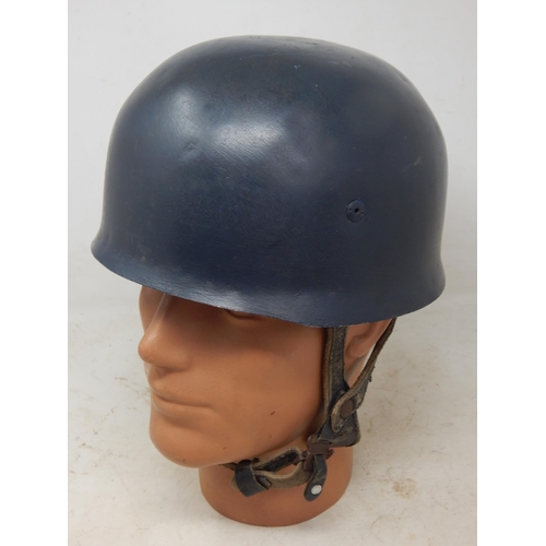 544 - WWII 1943 Dated German Paratroopers Helmet. Please Note: Customers must satisfy themselves prior to ... 