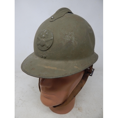 550 - WWI French MI5 Adrian Helmet. Please Note: Customers must satisfy themselves prior to bidding in reg... 