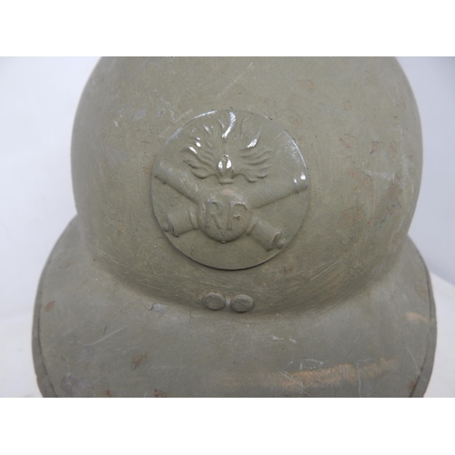 550 - WWI French MI5 Adrian Helmet. Please Note: Customers must satisfy themselves prior to bidding in reg... 