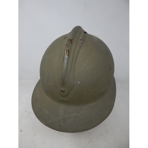 550 - WWI French MI5 Adrian Helmet. Please Note: Customers must satisfy themselves prior to bidding in reg... 