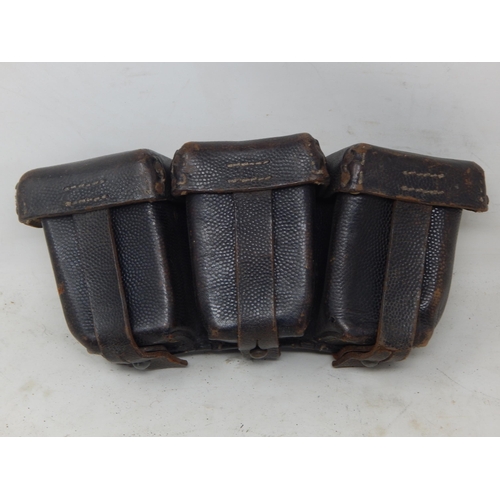 552 - WWI German 1915 Dated Ammunition Pouches by K.B.A.G