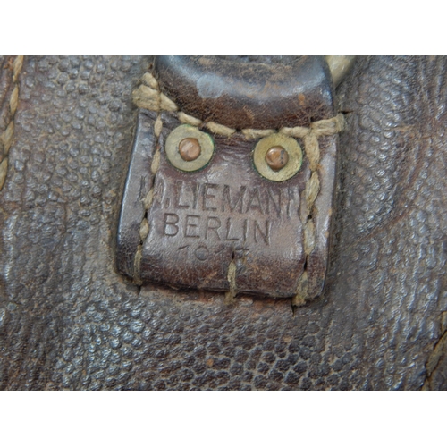 553 - WWI German 1915 Dated Ammunition Pouches by M. Liemann, Berlin