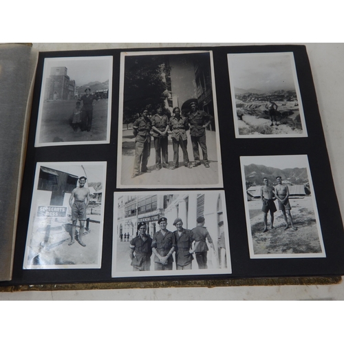 603 - WWII British Photograph Album of the 4th Brigade in Hong Kong.