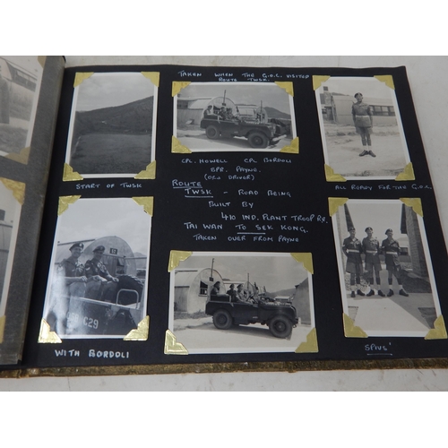 603 - WWII British Photograph Album of the 4th Brigade in Hong Kong.