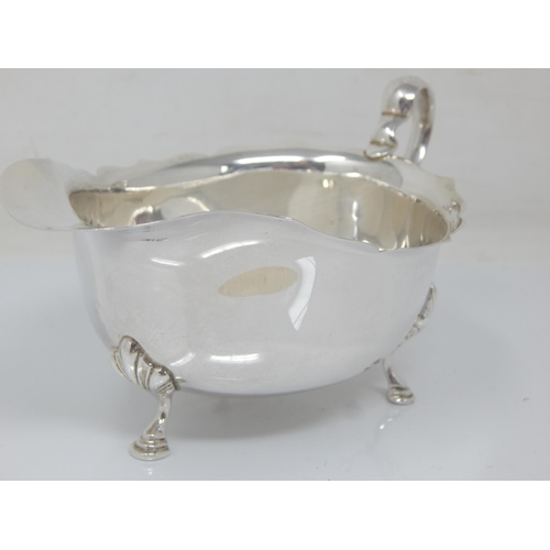 103 - George V Silver Sauce Boat Hallmarked Birmingham 1931 by Adie Brothers. Weight 114g