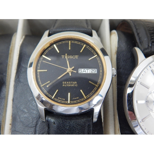 162 - A Collection of Gentleman's Wristwatches Including Tissot Visodate Automatic, Tissot Seastar Day/Dat... 