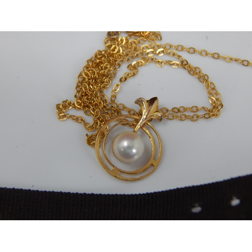 221 - Ladies 9ct Gold Wristwatch, a 9ct Gold Pearl Set Pendant, Gentleman's Record Geneve Wristwatch etc c... 