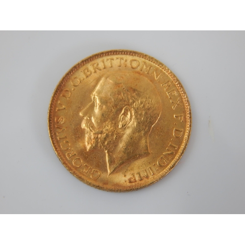 97 - KGV Full Gold Sovereign 1911