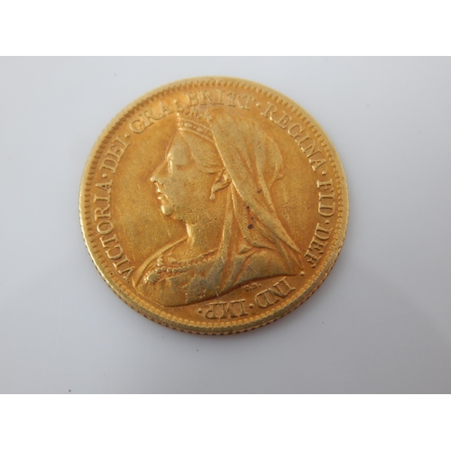 98 - QV Half Sovereign 1899