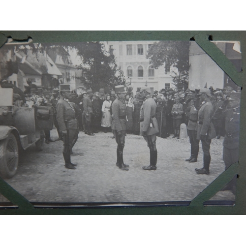 398 - WWI German Feldpost 1914/15 Containing Military Photographs.