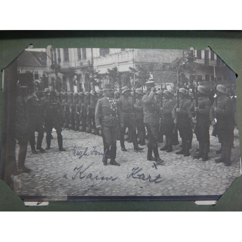 398 - WWI German Feldpost 1914/15 Containing Military Photographs.