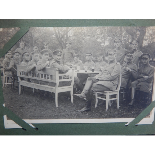 398 - WWI German Feldpost 1914/15 Containing Military Photographs.