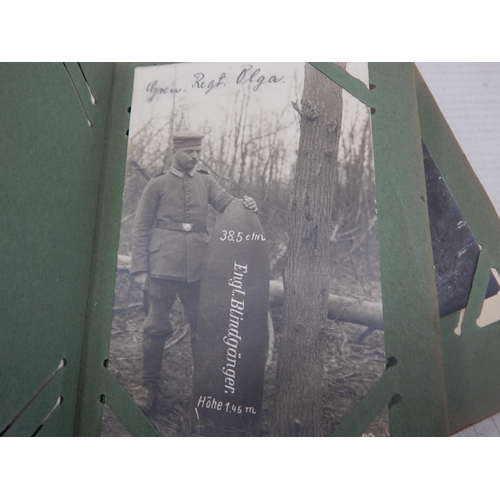 398 - WWI German Feldpost 1914/15 Containing Military Photographs.