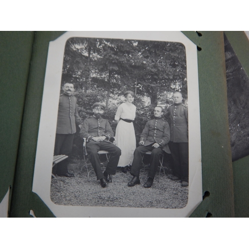 398 - WWI German Feldpost 1914/15 Containing Military Photographs.