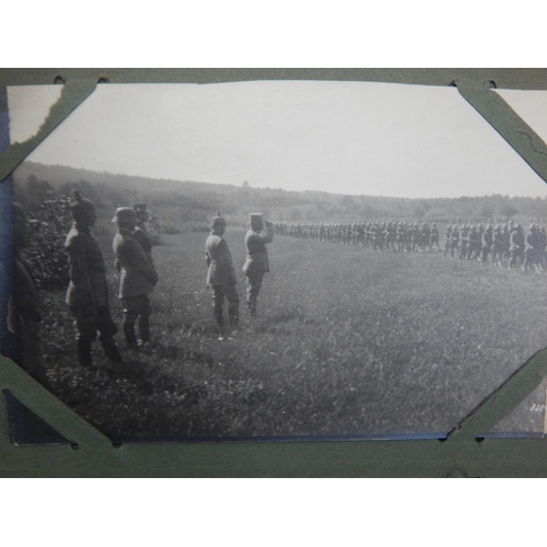 398 - WWI German Feldpost 1914/15 Containing Military Photographs.