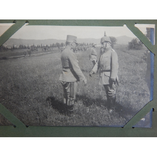 398 - WWI German Feldpost 1914/15 Containing Military Photographs.