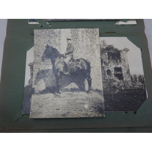 398 - WWI German Feldpost 1914/15 Containing Military Photographs.