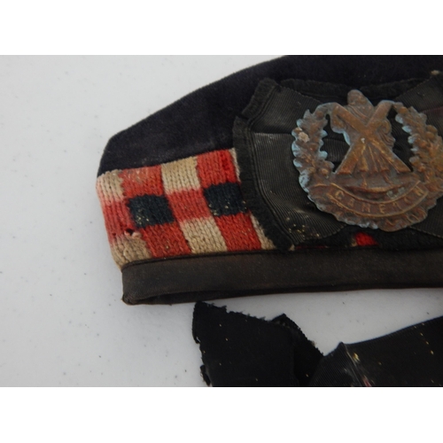 971 - WWI Scottish Cameron Regiment Glengarry Cap.