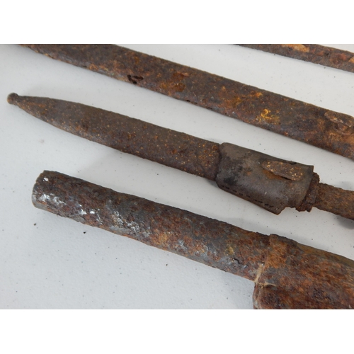 974 - WWI Weapon Relics dug up on a French Battlefield.