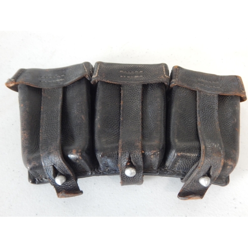 982 - WWII German Ammunition Pouches Dated 1939