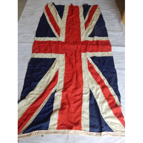 987 - WWII: Large Union Jack Flag: Measuring 210cm x 105cm