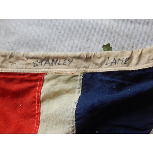 987 - WWII: Large Union Jack Flag: Measuring 210cm x 105cm